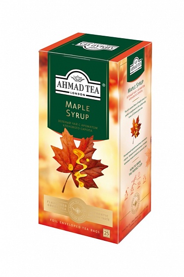 Чай в пакетиках Ahmad Tea Maple Syrup, 25 пак.*1,5 гр