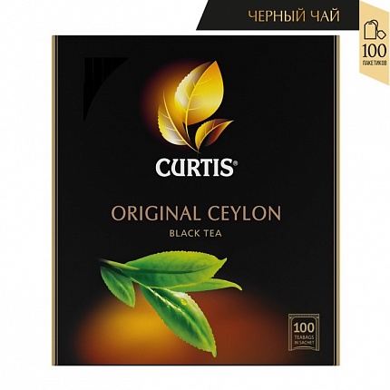 Чай в пакетиках Curtis Original Ceylon Tea, 100 пак.*2 гр