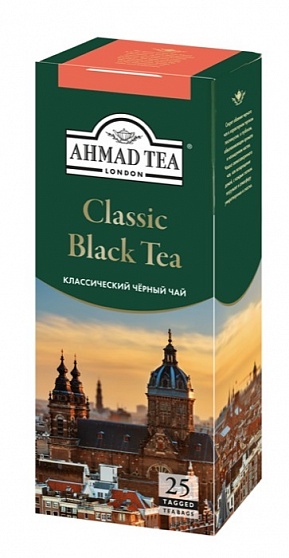 Чай в пакетиках Ahmad Tea Классический, 25 пак.*2 гр