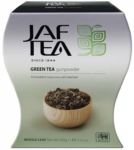 Чай зеленый Jaf Tea SC Ган Паудер, 100 гр