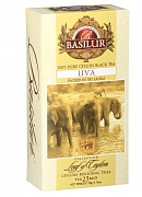 Чай в пакетиках Basilur Лист Цейлона Ува, 25 пак.*2 гр