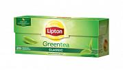 Чай в пакетиках Lipton Зеленый Classic, 25 пак.*1,7 гр