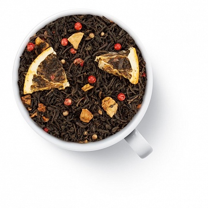 Чай черный листовой Gutenberg Со вкусом апельсинового печенья, 100 гр