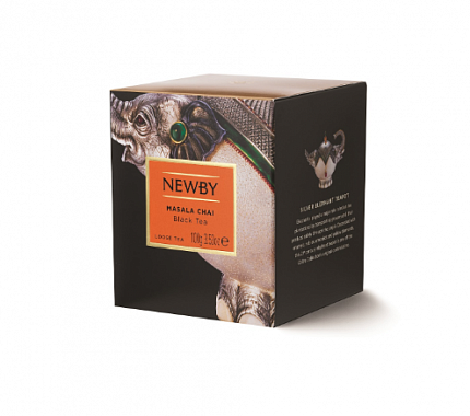 Чай черный Newby Масала в картонных пачках, 100 гр