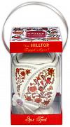 Чай черный Hilltop Керамическая чайница Цветочный Орнамент Эрл Грей, 100 гр