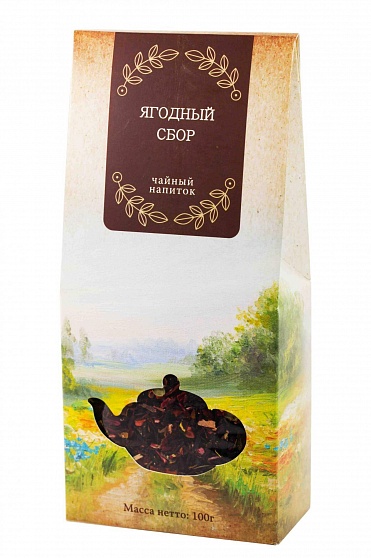 Чай черный ароматизированный Ягодный сбор, уп. 100 г