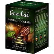 Чай в пакетиках Greenfield Mint and Chocolate, 20 пак.*1,8 гр