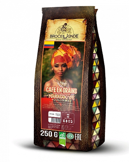 Кофе молотый Broceliande Колумбия Марагаджип, 250 гр
